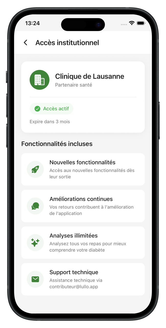 Interface Accès Institutionnel